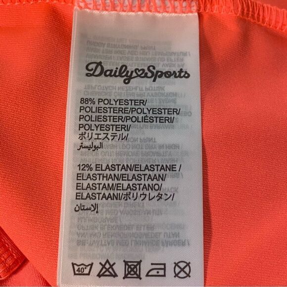 Daily Sports Madge Candied Orange Skort Size Medium - Picture 4 of 13